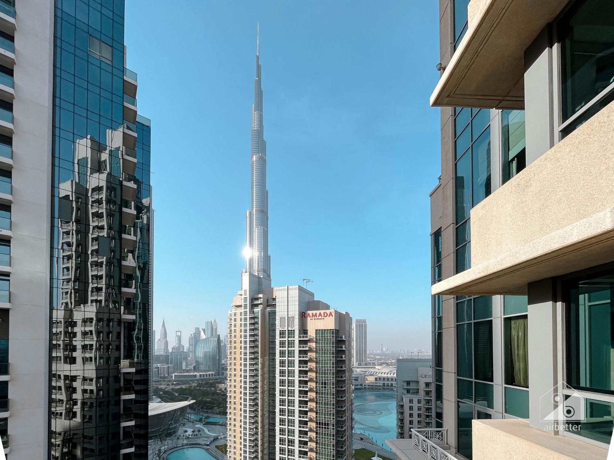 New! Luxury 3Bedroom With Spectacular Burj Views Downtown דובאי מראה חיצוני תמונה