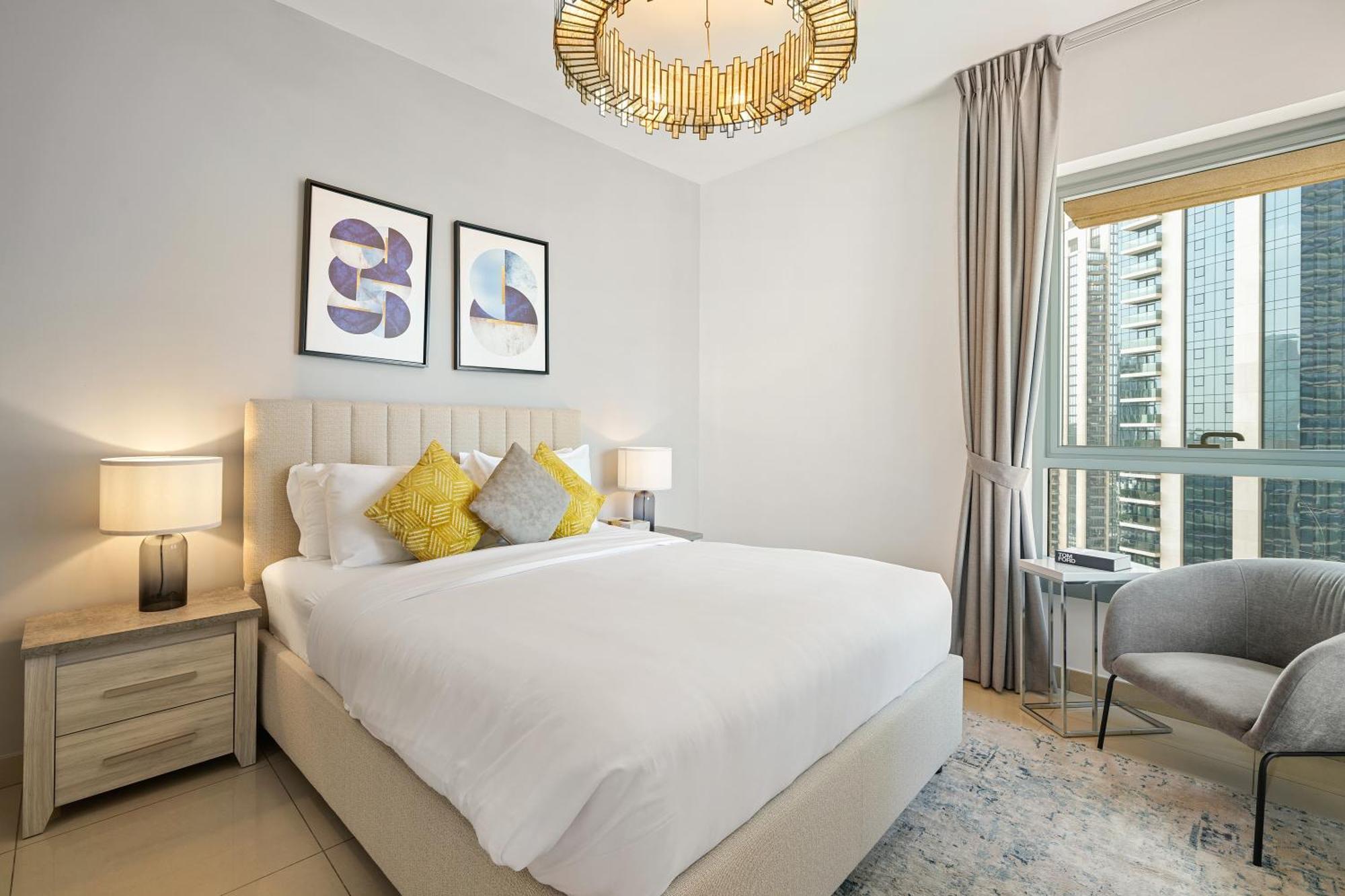 New! Luxury 3Bedroom With Spectacular Burj Views Downtown דובאי מראה חיצוני תמונה