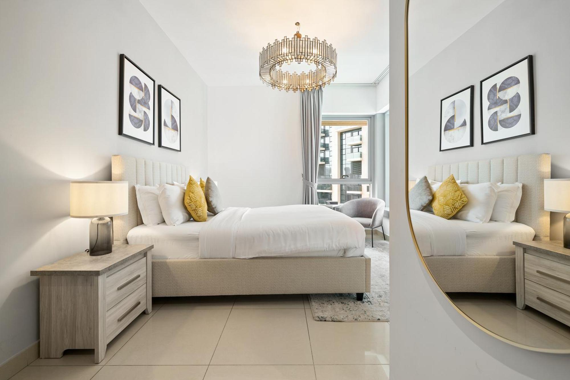 New! Luxury 3Bedroom With Spectacular Burj Views Downtown דובאי מראה חיצוני תמונה